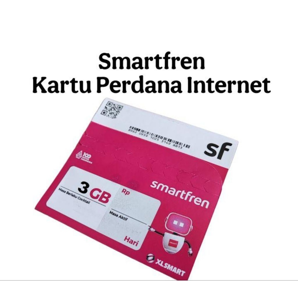 Kartu Perdana Smartfren Paket Internet 3GB 1 BULAN Murah