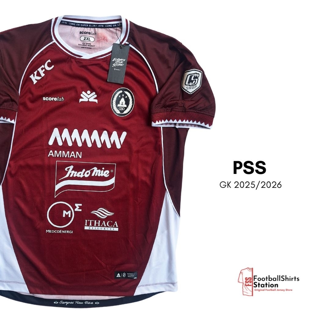 Jersey PSS Sleman GK 2025/2026 Player Issue Size XXL Original Scorelab