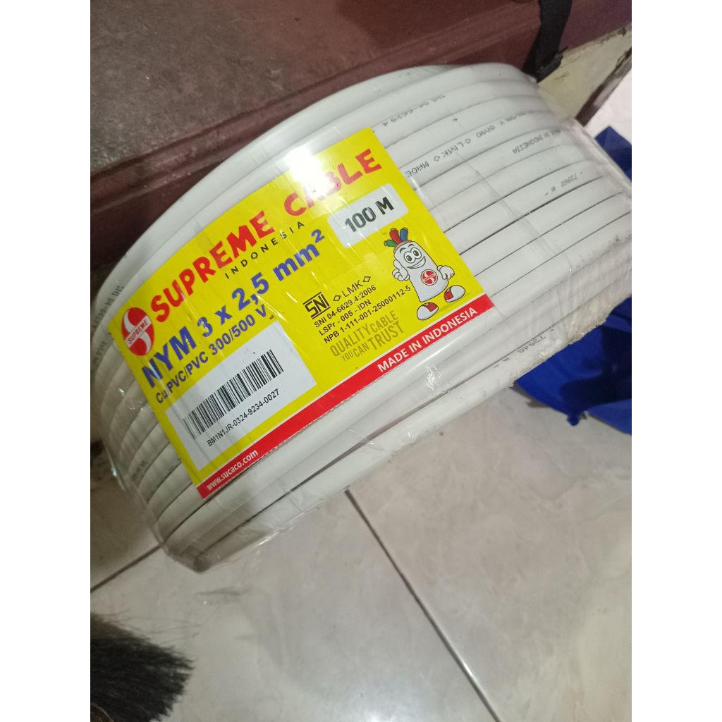 KABEL SUPREME NYM 3x2.5 ECERAN PER 1 METER