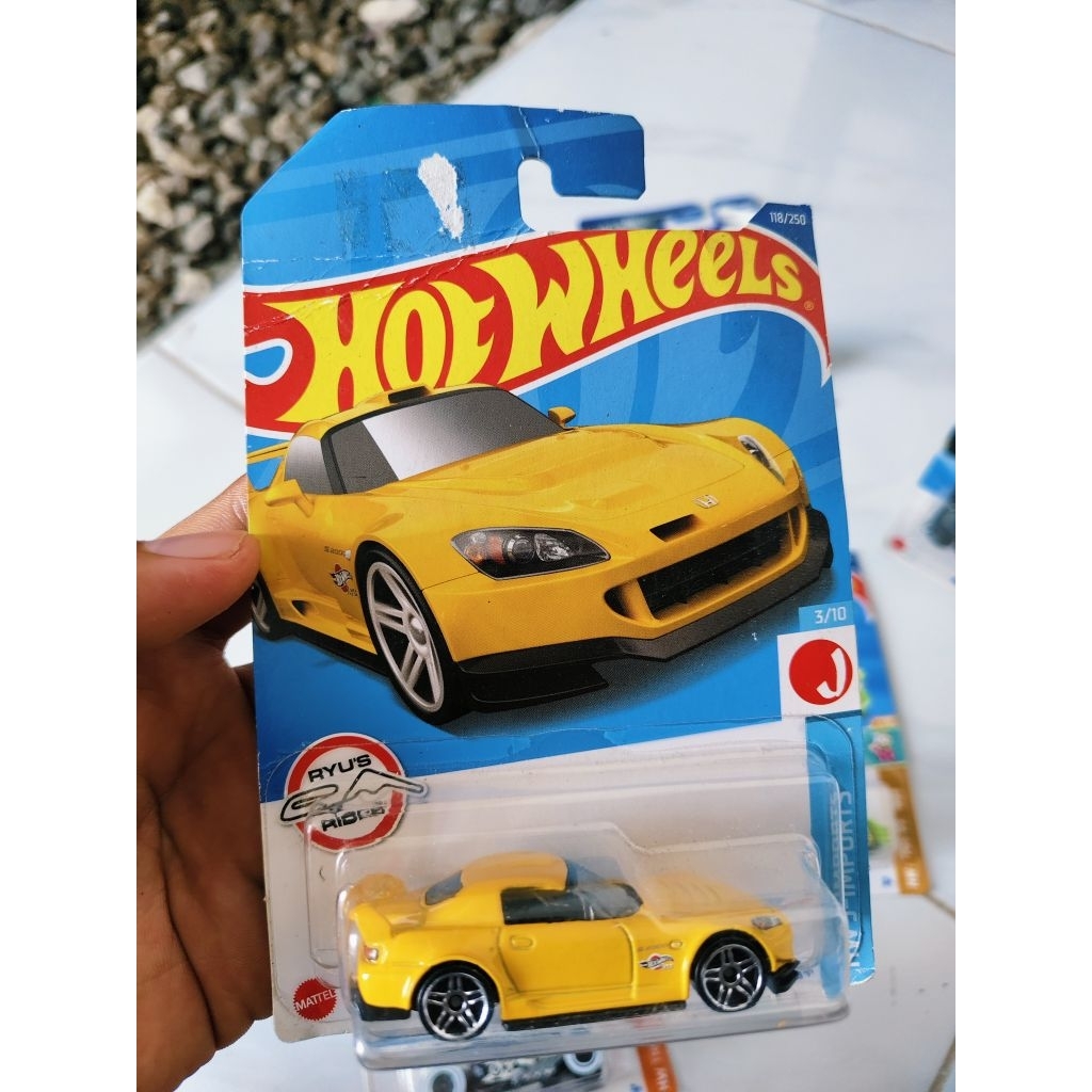 Honda s2000 Kuning HotWheels (Card Jelek)