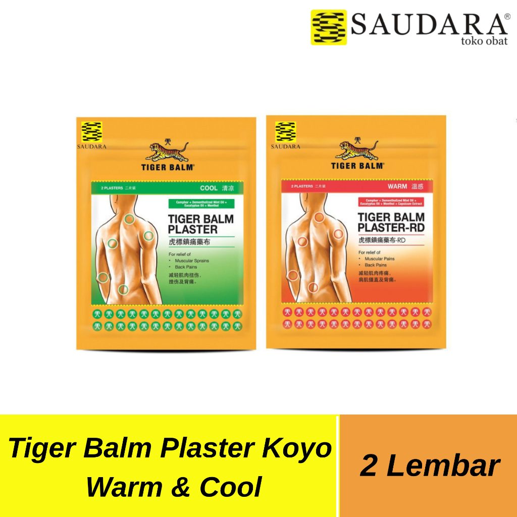 Tiger Balm Plaster Koyo Warm, Tiger Balm Plaster Koyo Cool 2's
