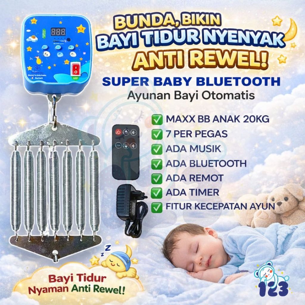 Ayunan Elektrik Bayi Per Ayunan Bayi Elektrik Mesin Ayunan 5per 7per Elektrik Bayi Otomatis Ayunan L