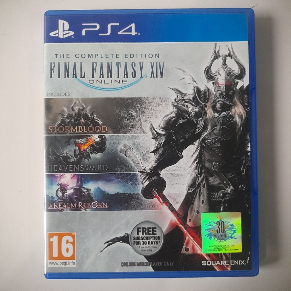 BD PS4 kaset ps 4 final fantasy xiv XIV the complete edition online RARE ( GAME LANGKA )