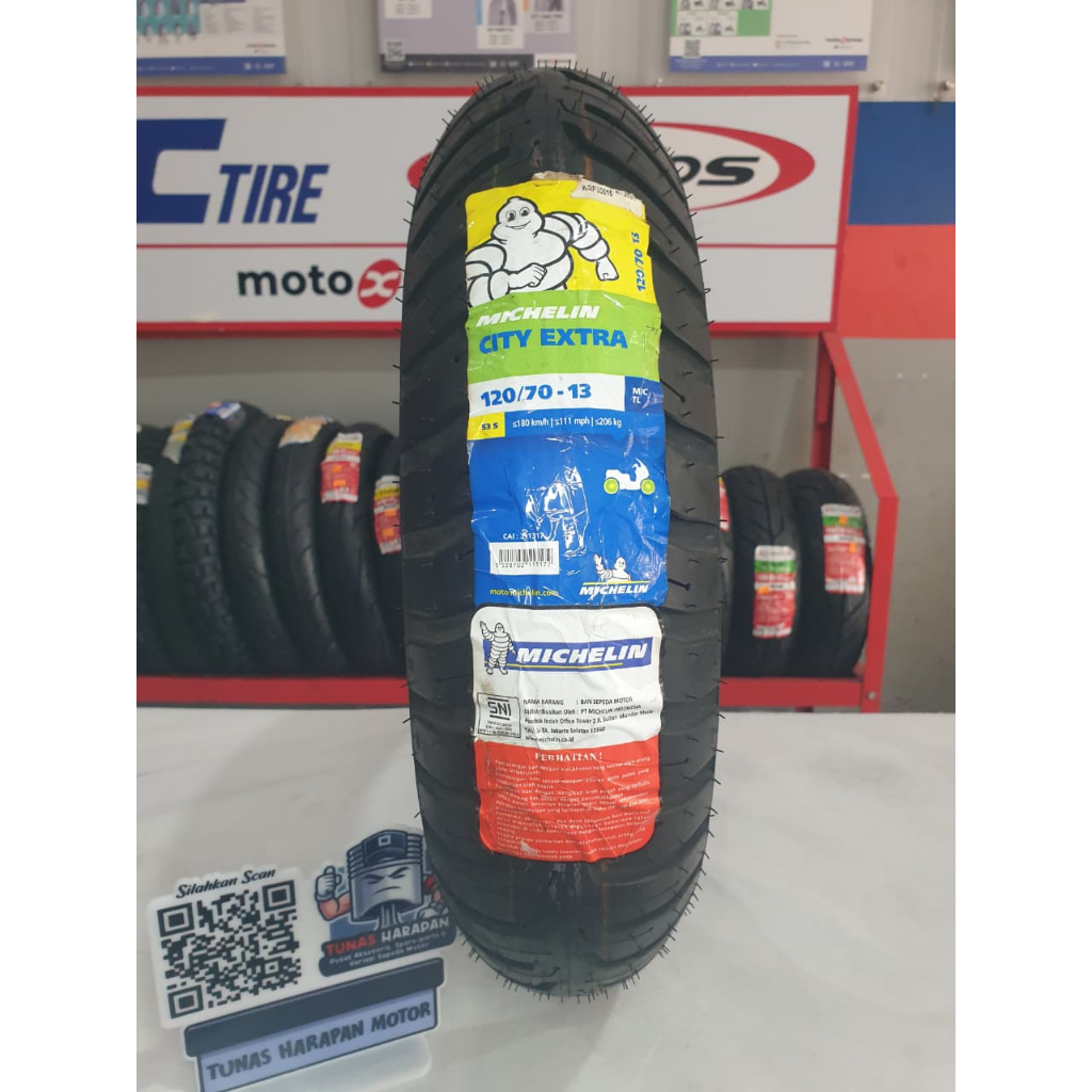 BAN LUAR CITY EXTRA TUBELESS MICHELIN -RING 13