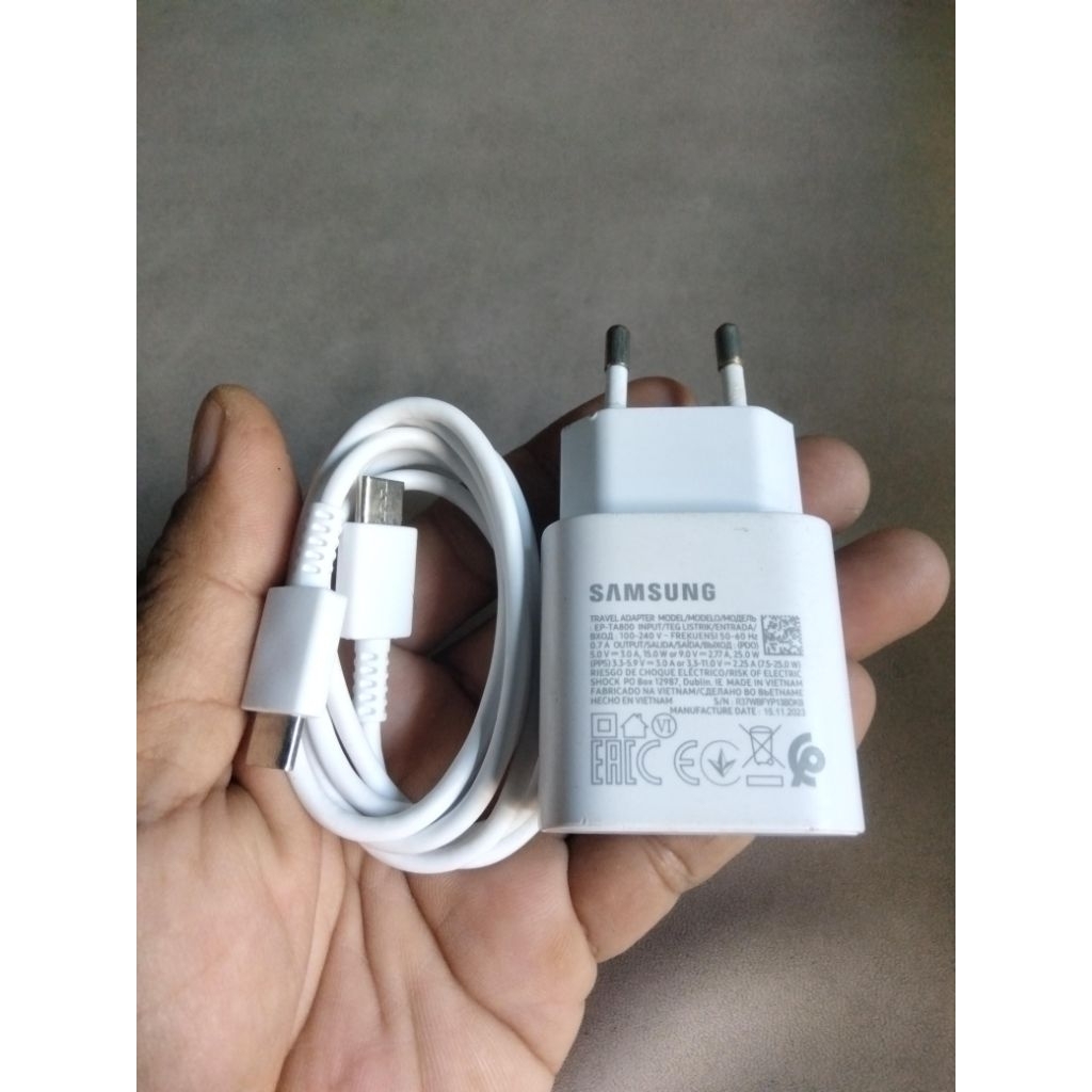 Charger ORI Samsung A70 fastcharging 25W