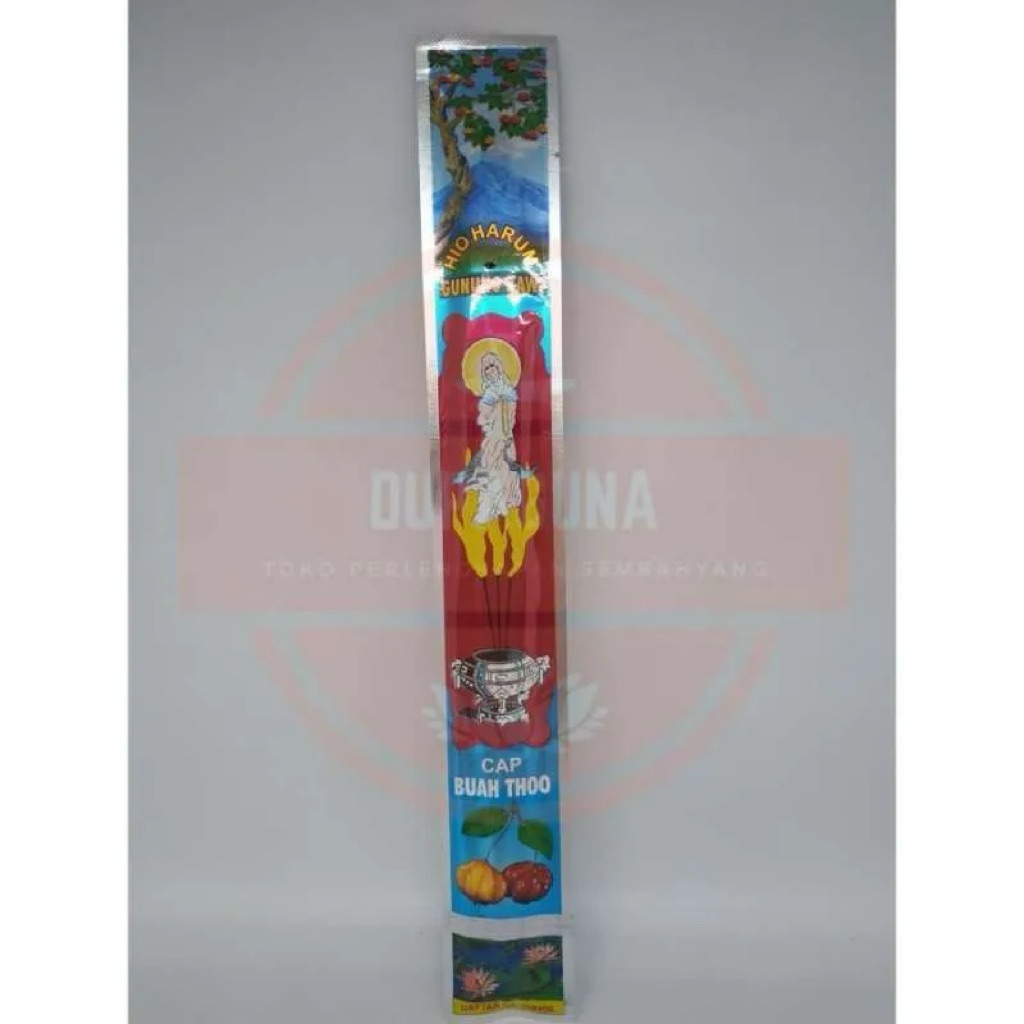Dupa Hio Gunung Kawi Cap Buah Thoo ASLI ORIGINAL (1bungkus-9Batang) - Aroma Harum, Efek Menenangkan,
