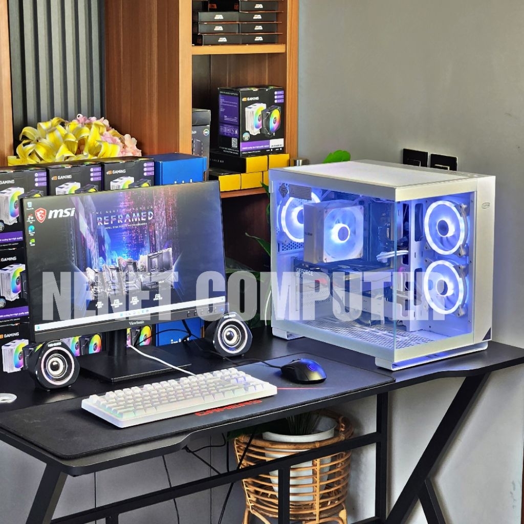 FULL SET - PC Gaming AMD Ryzen 7 5700X | RTX 3060 12GB | 16GB | LED 24"