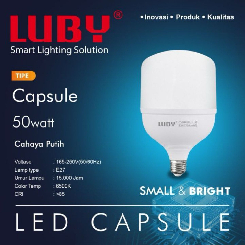 lampu led luby capsule