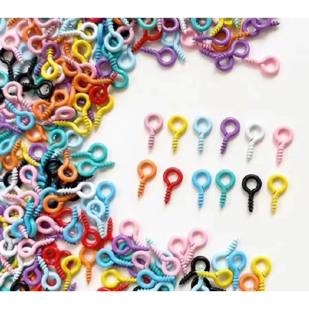 Craft DIY Paku Ulir 5x10 Bahan Besi 100 Pcs