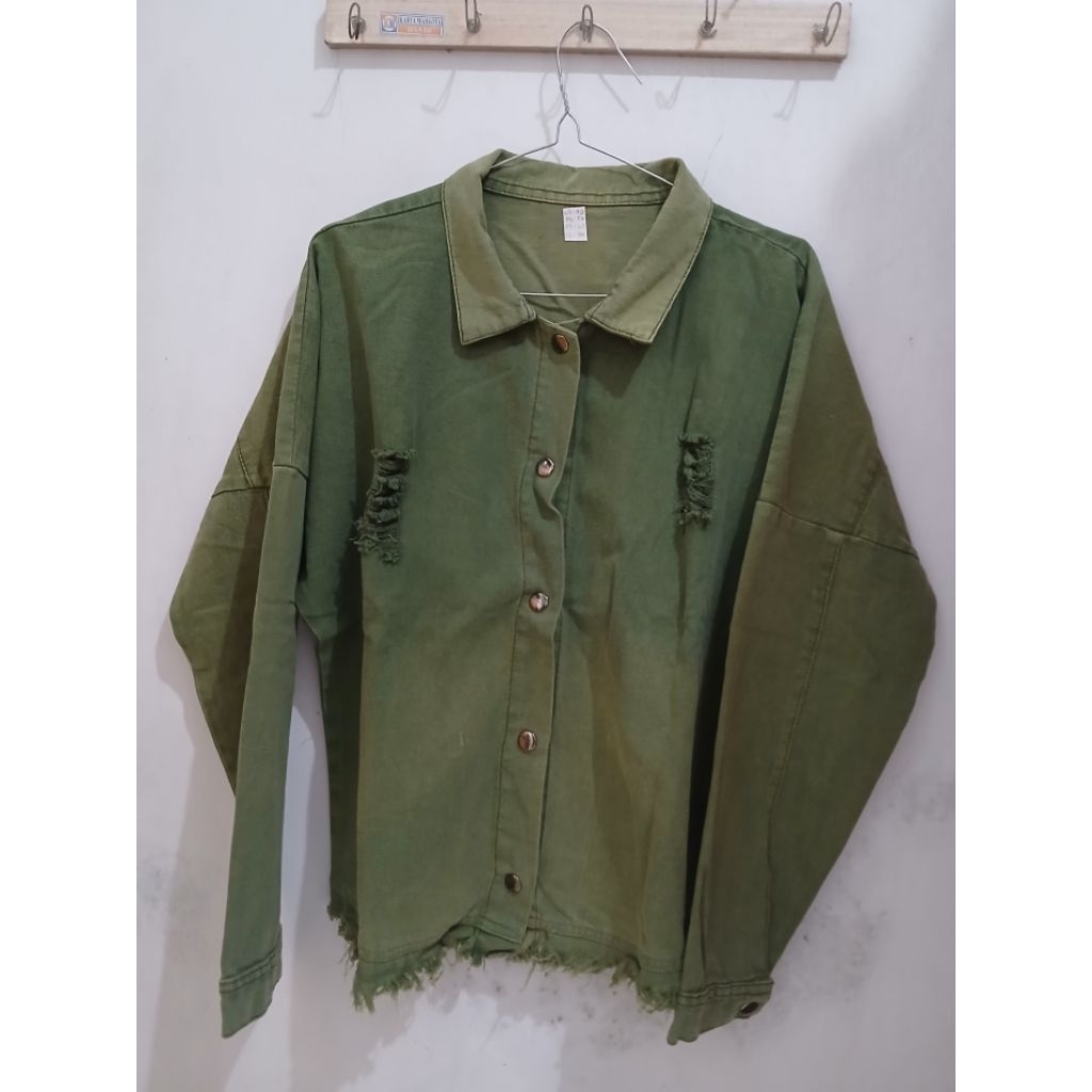 Preloved Jaket Jeans Preloved Jaket Hijau Preloved Jeans Hijau Preloved Denim Preloved Jaket Prelove