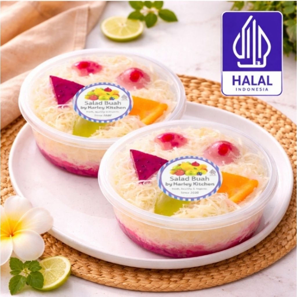 2 Cup Salad Buah by Harley Kitchen 200 ml ( Twinpack )
