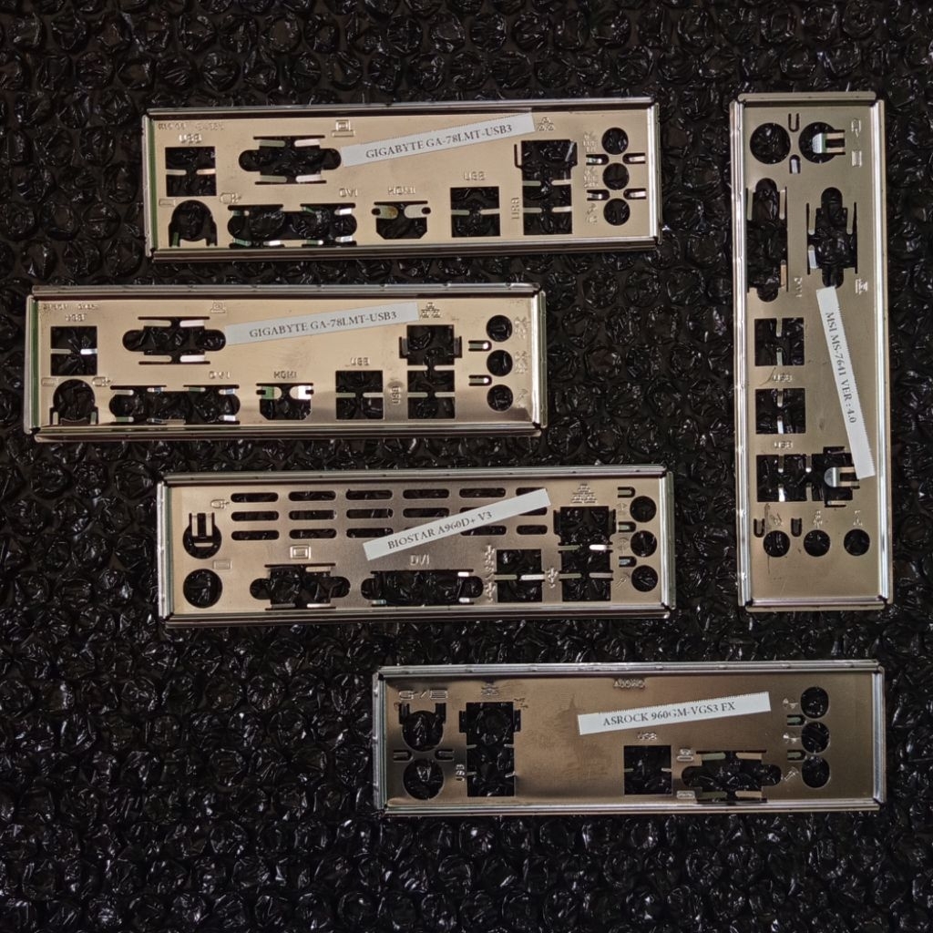 Backflate/Backfanel Bekas Motherboard AM3/AM3+ PC