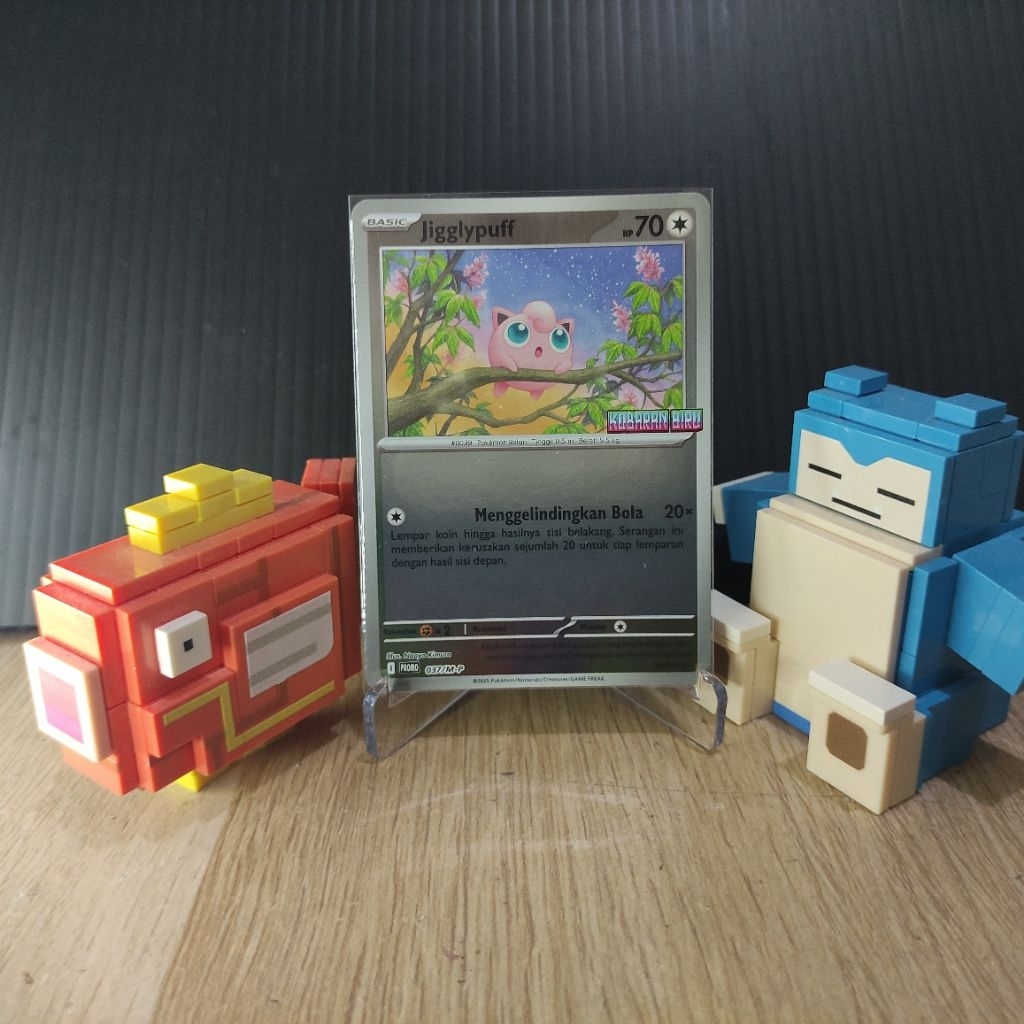 JIGGLYPUFF PROMO KOBARAN BIRU - 037/M-P - KARTU POKEMON INDONESIA
