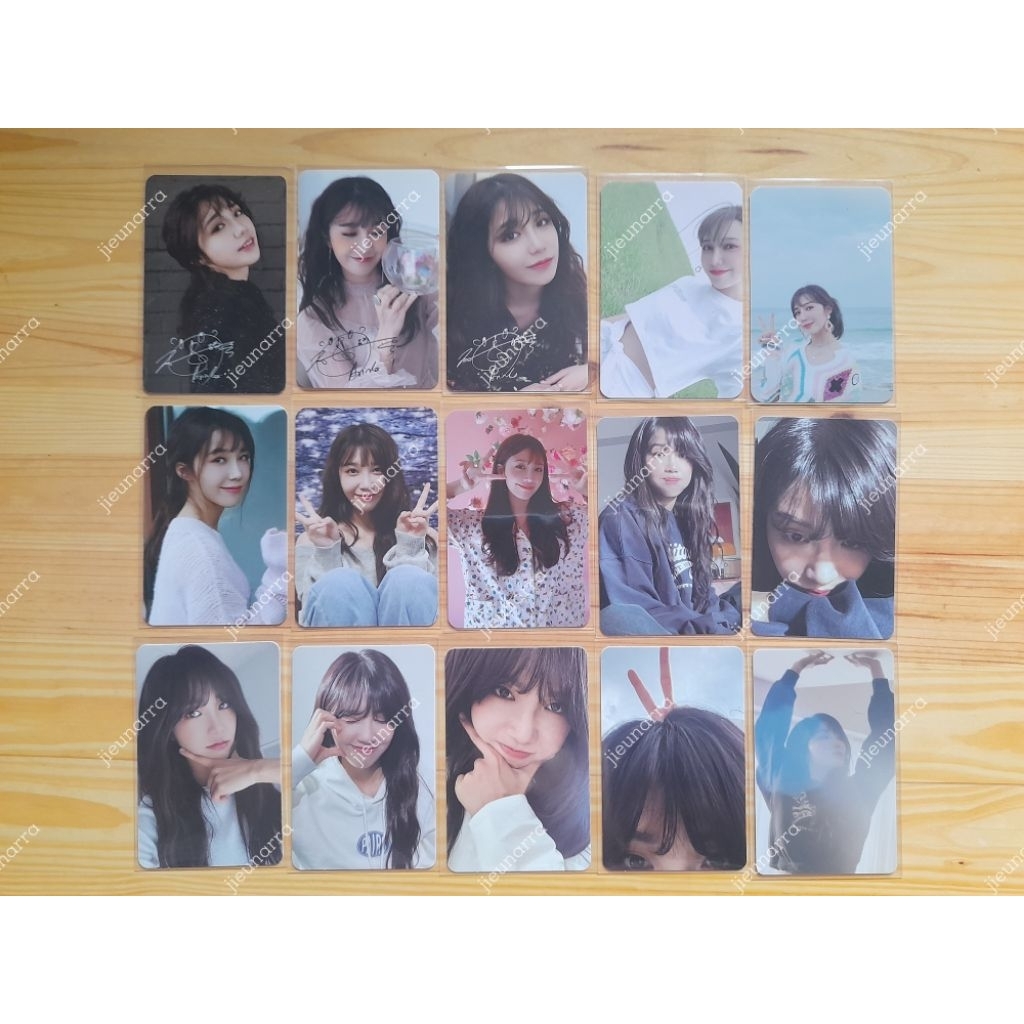 Jeong Eunji Apink Official Photocard - PC Album The Space Simple Hyehwa Log