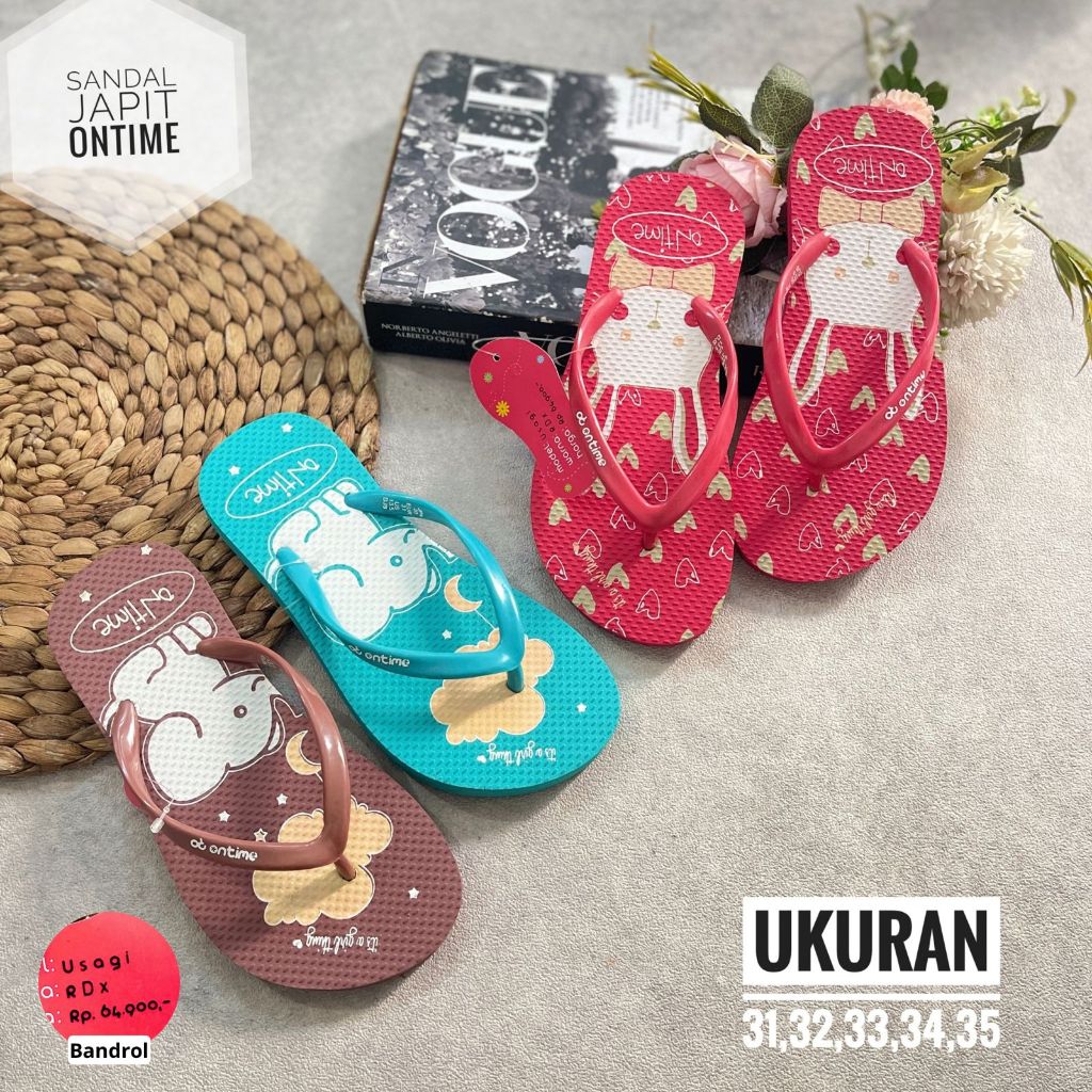 SANDAL ANAK CEWEK JAPIT ONTIME