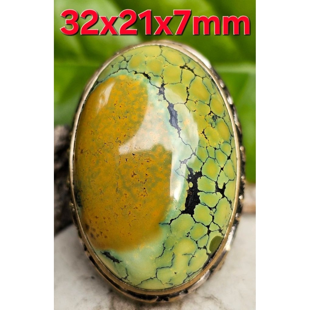 Keindahan Alam yang Langka: Miliki Batu Pirus Hubei Asli dengan Pola Spiderweb Memukau