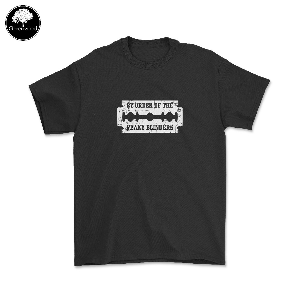 PEAKY BLINDERS Logo T-SHIRT Kaos Movie Kaos Film Katun