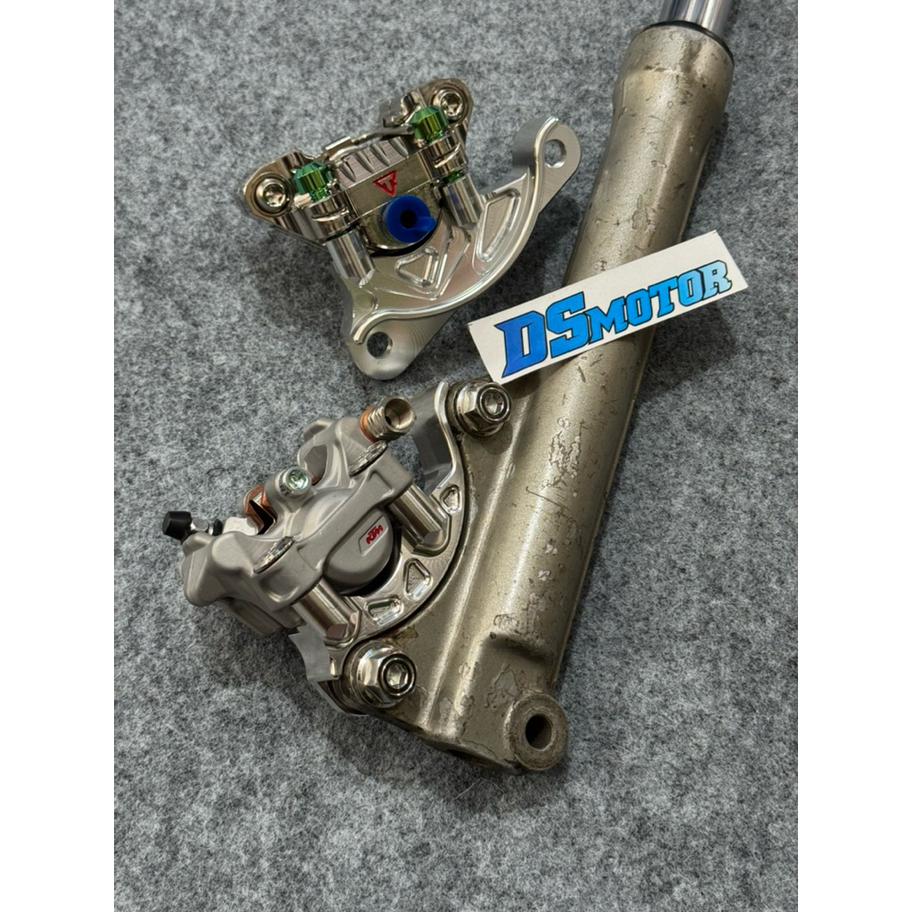 kaliper KTM mini 2p SX85 dan tad apollo nickel set breket PNP untuk mio smile soul fino kyb 5tl spor