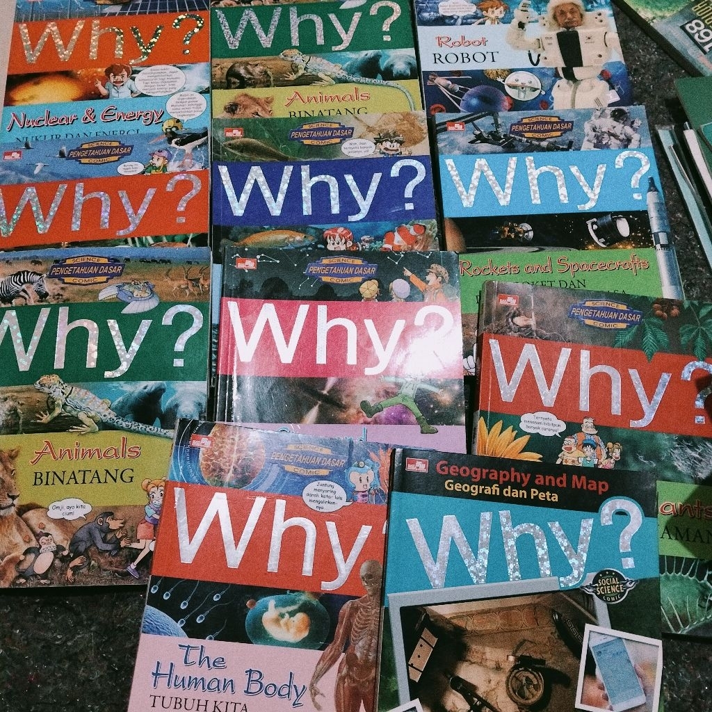 buku edukomik Why tanaman, komik why geografi