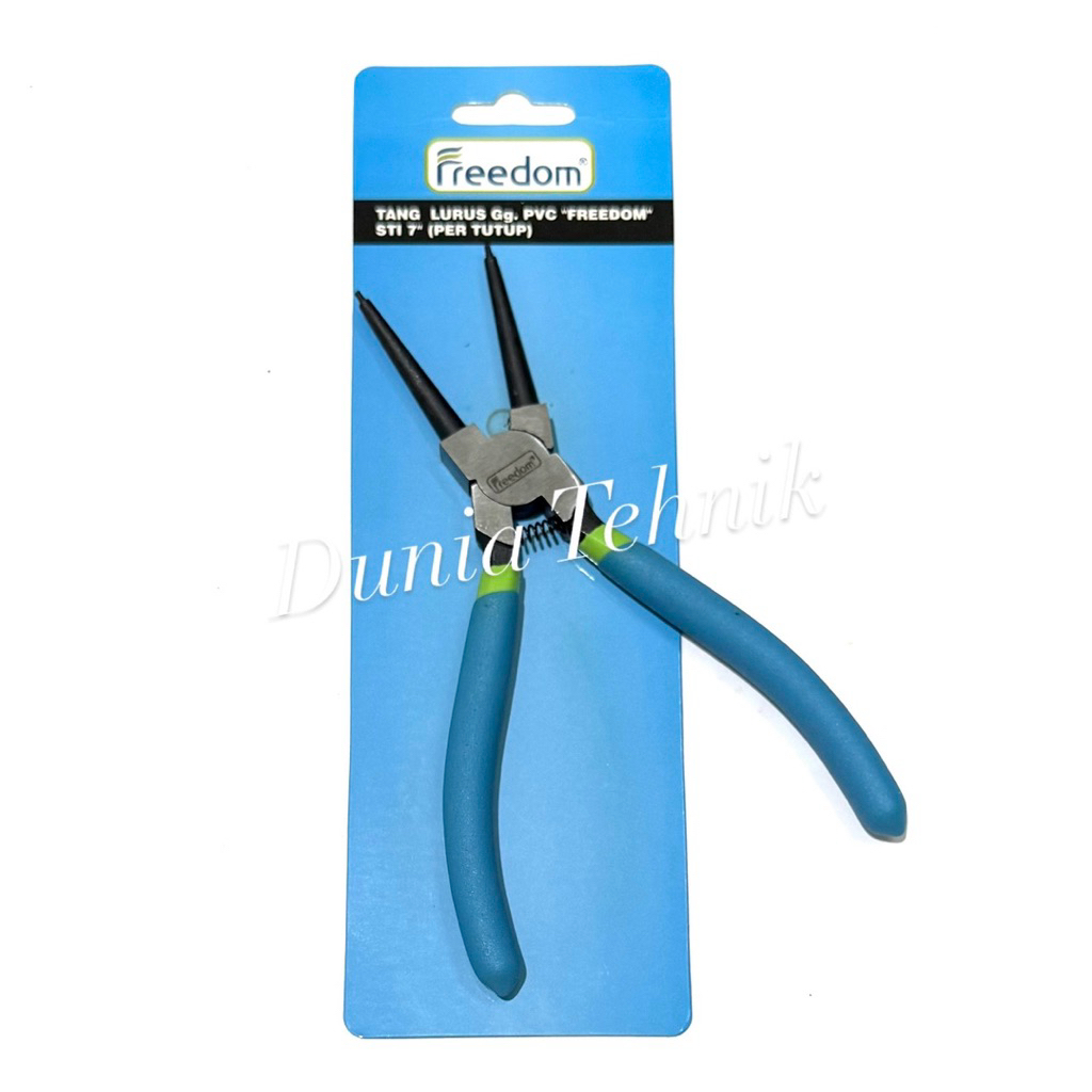 Tang Snap Ring FREEDOM Tutup Bengkok 7 Inch Tang Spie Tang Spi 7”Tang Circlip Tang Pembuka Ring Peng
