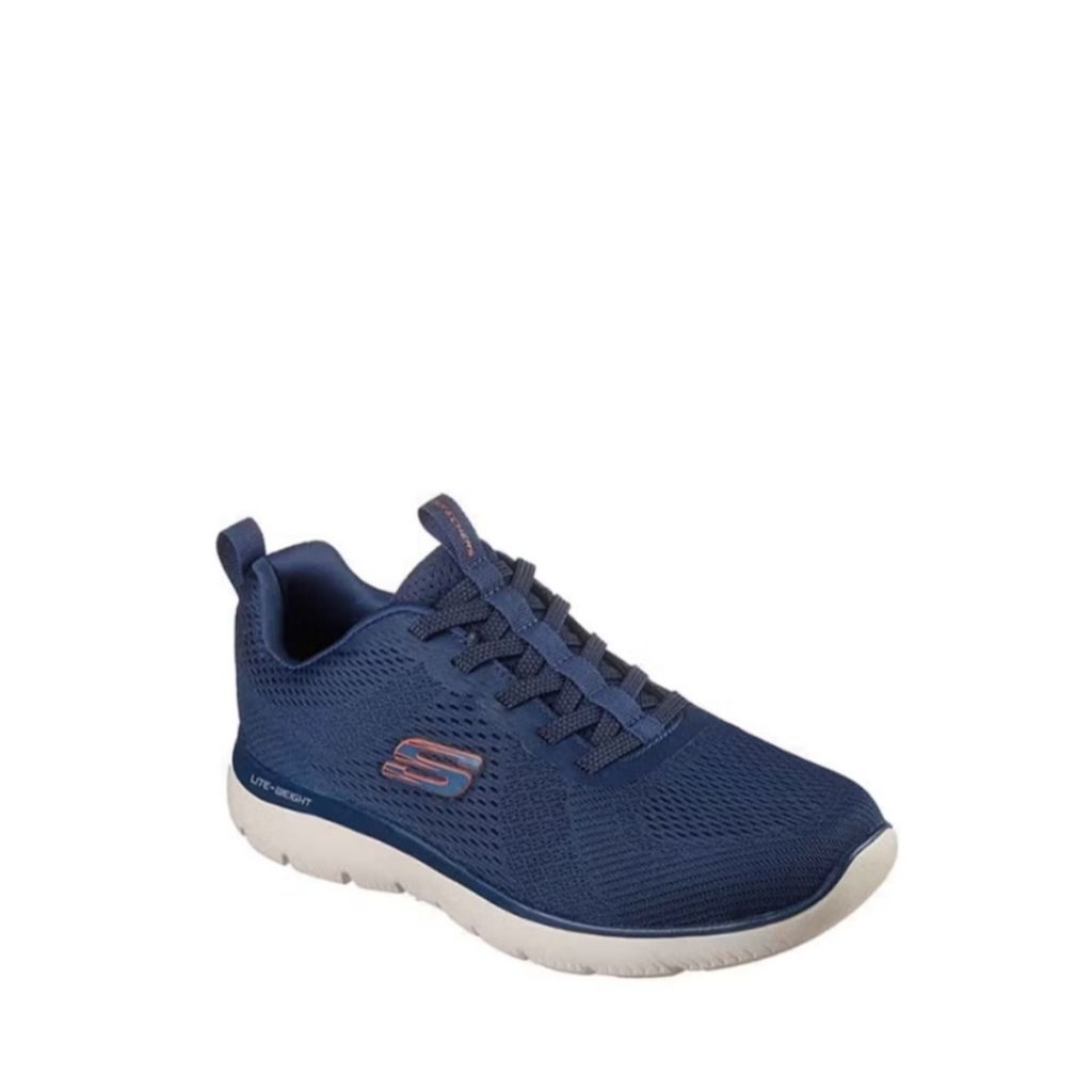 Sepatu Sneakers Skechers Slips-ins  Memory Foam - Navy Blue