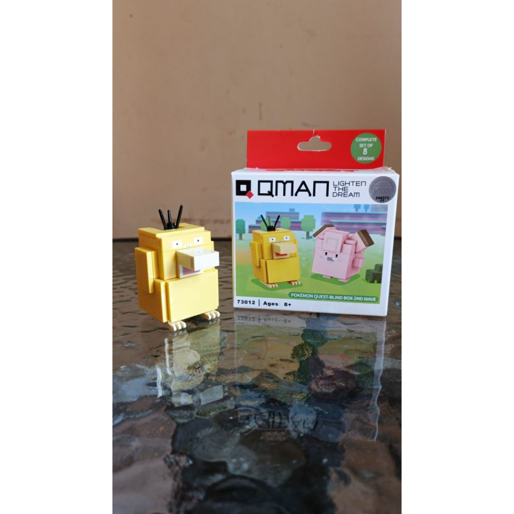 Psyduck Qman Keepplay Pokemon Quest Season 2 Open Box  Brick Mini Figure