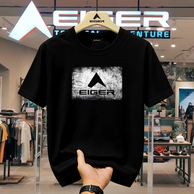 Kaos EIGER Original – T-shirt 100% Katun, Nyaman untuk Semua Aktivitas