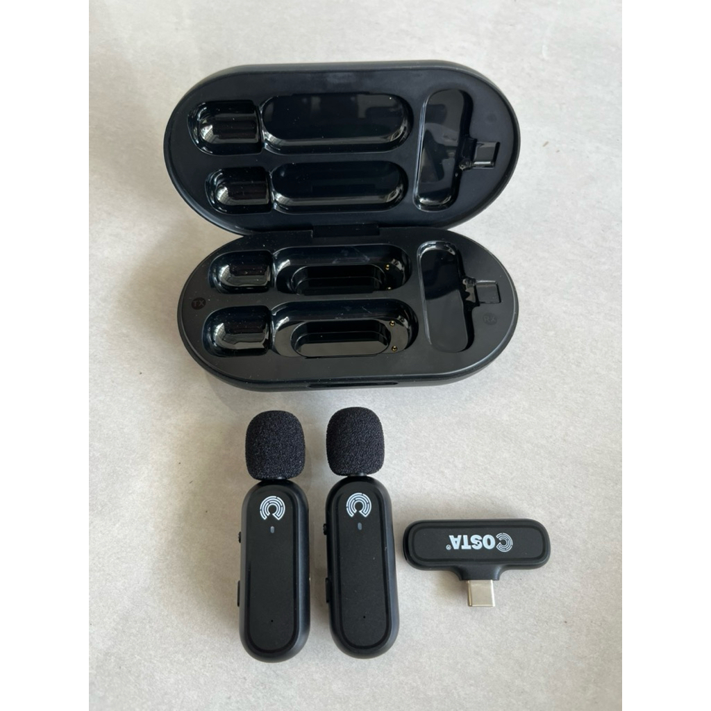 COSTA Wireless Mic Lavalier Clip On Type C Android Bekas Second Preloved