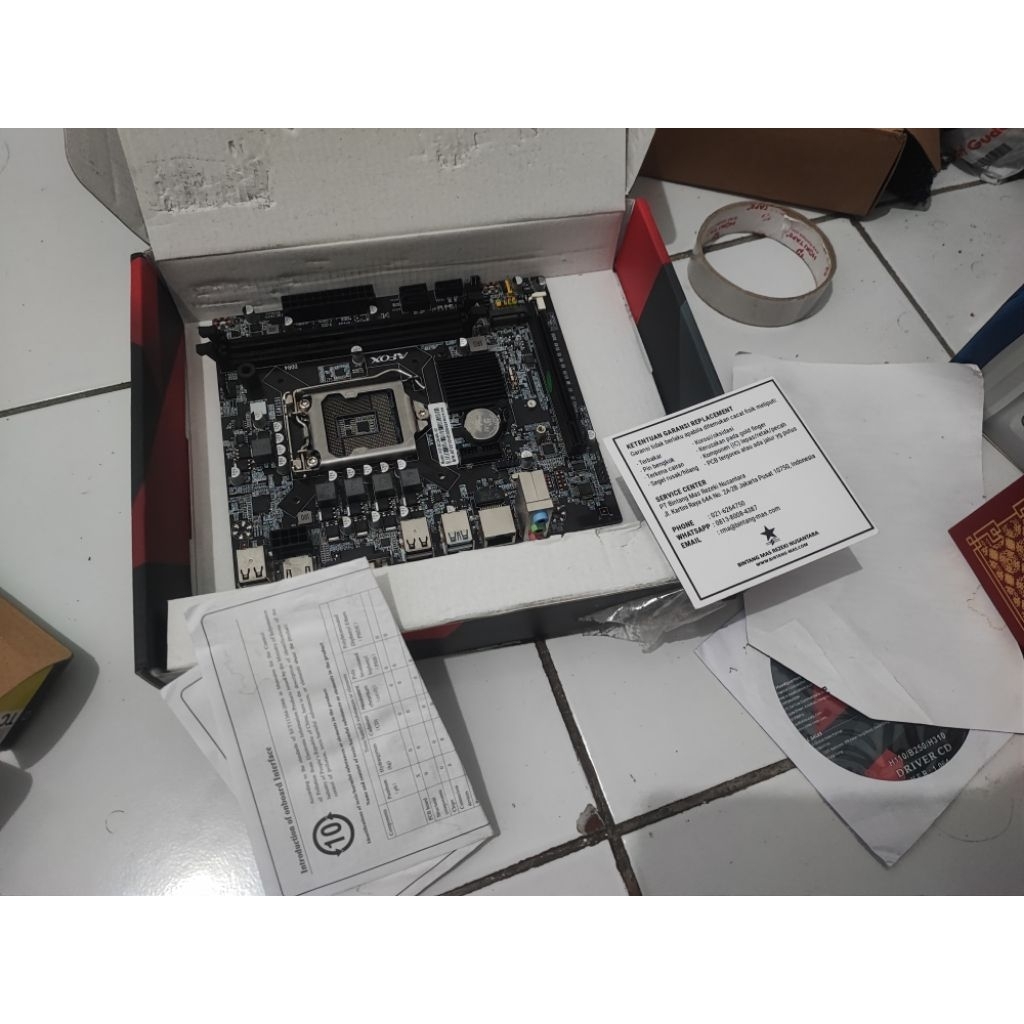Motherboard H310 Afox minus