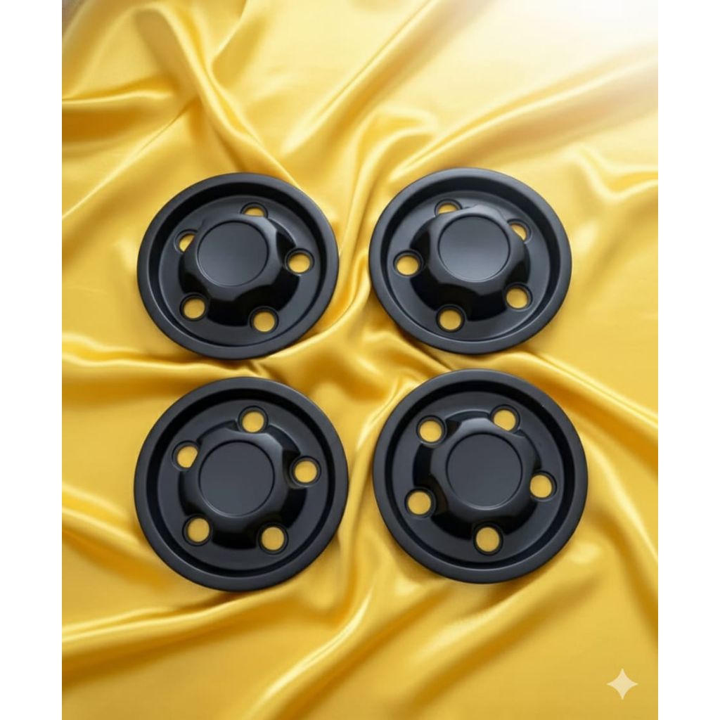 (1set 4 pcs)Dop Velg kaleng mobil Pcd 5x114 bisa untuk ring 13/14/15/16/17 Terios rus New ceri Tay--