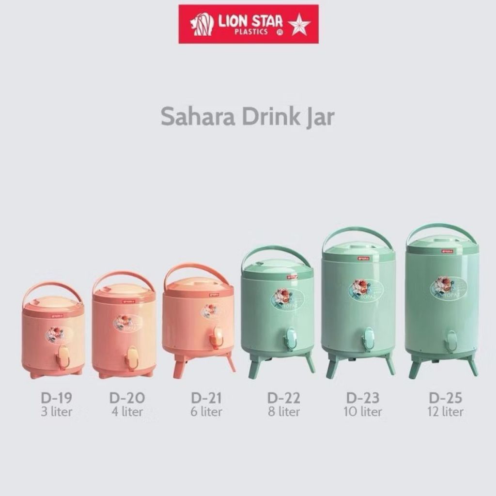 DRINK JAR/DISPENSER LION STAR