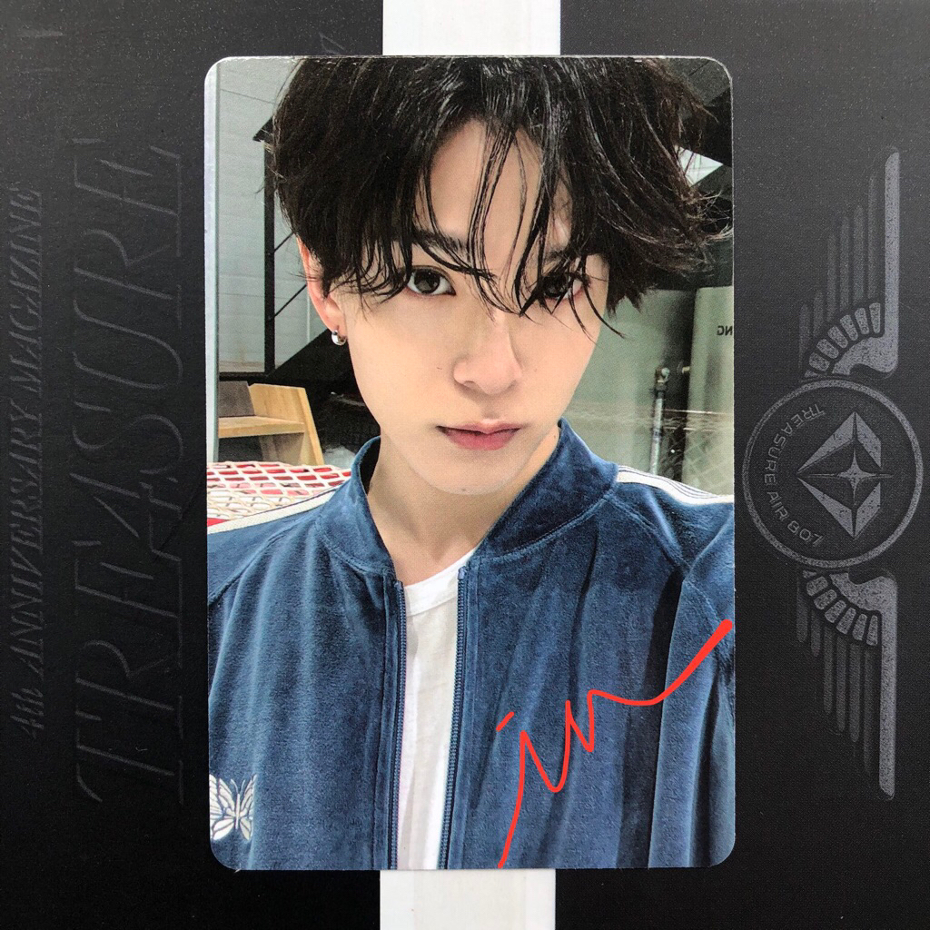 PHOTOCARD PC OFFICIAL TREASURE ASAHI LEPEK SG25 VER D