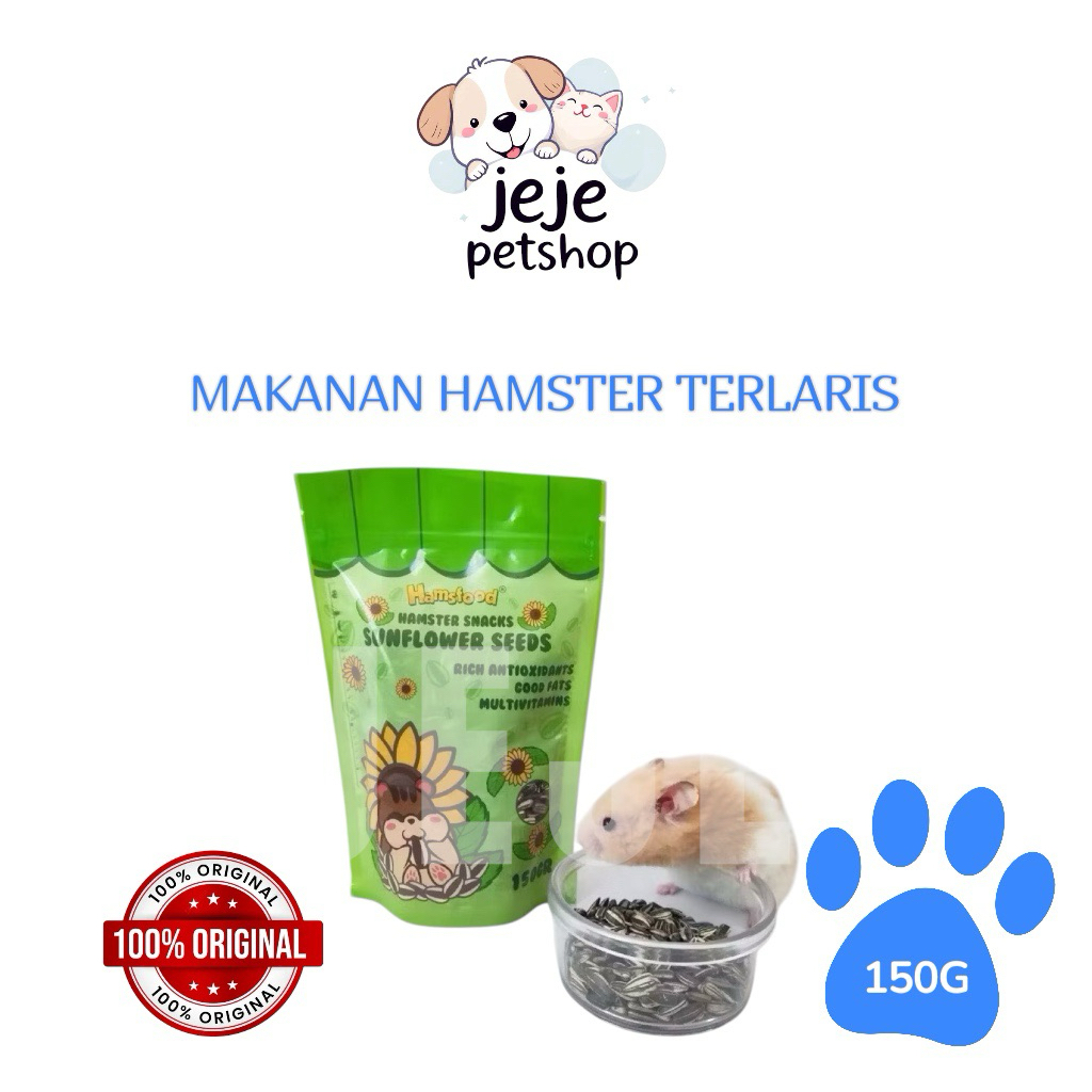 Hamsfood Hamster Snack Sunflower Seed 150gr