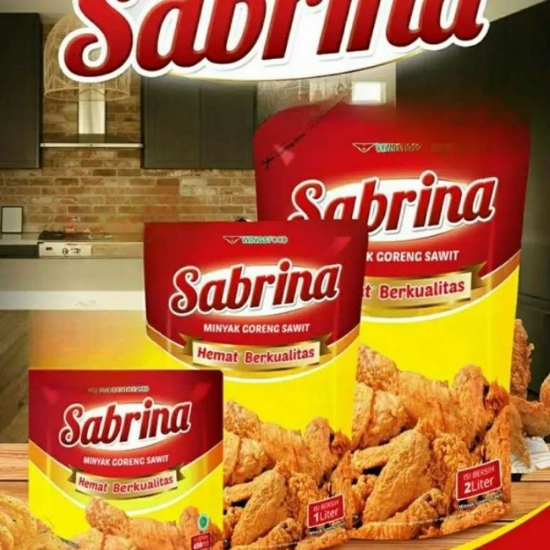 MINYAK GORENG SABRINA 450ML_900ML_1 LITER _ 2 LITER