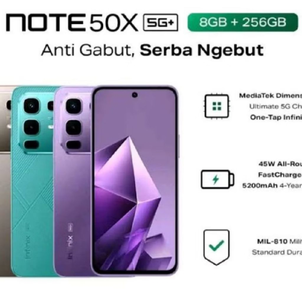 Infinix Note 50X 5G+8/256GB NEW