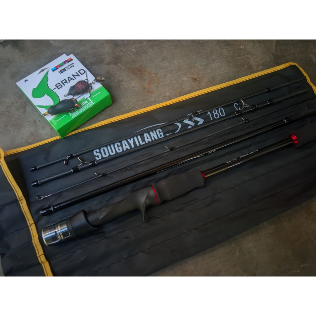 joran bc sougayilang travel rod 180cm bonus Sofrog 2