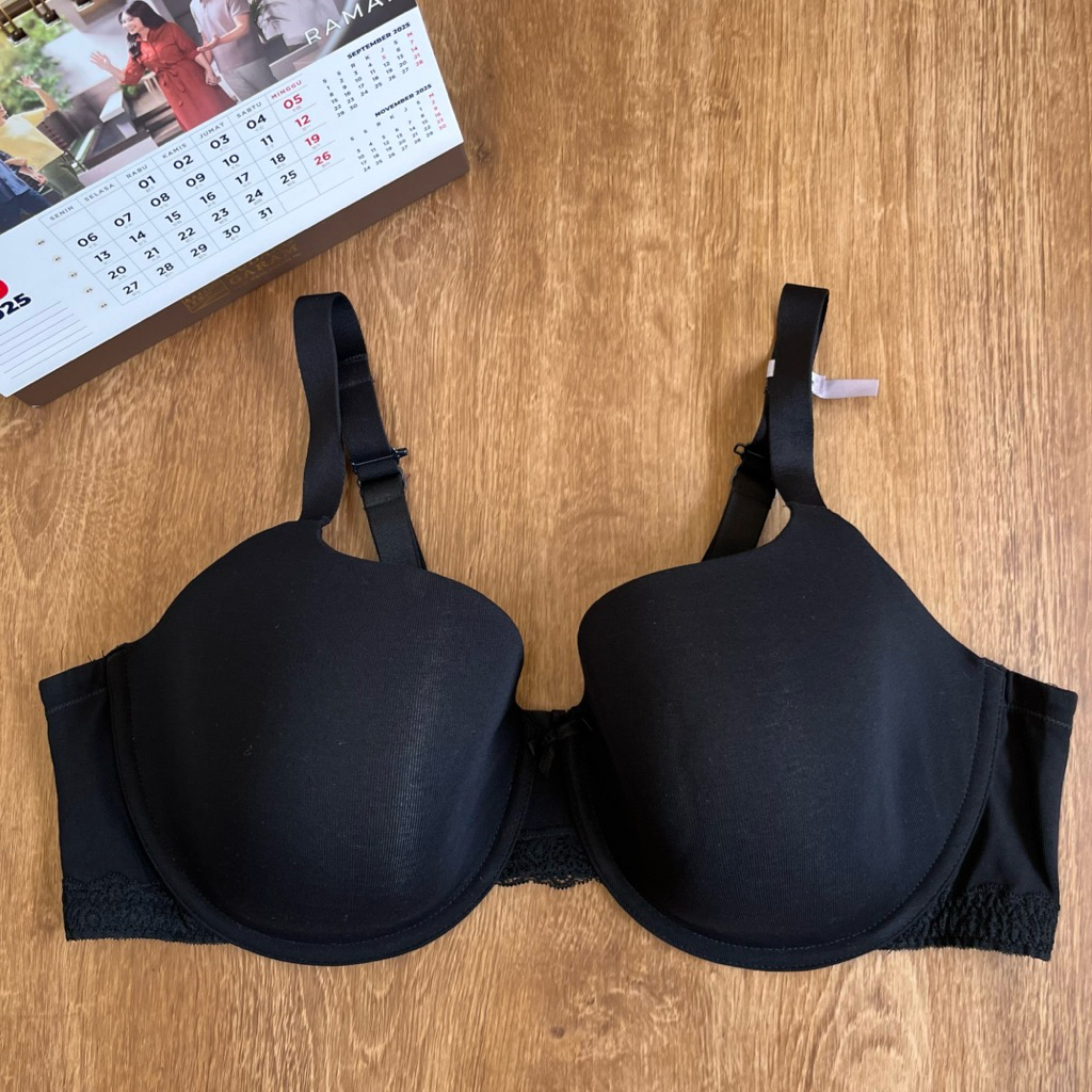 BRA JUMBO BERKAWAT BUSA TIPIS RATA BAHAN KATUN SIZE 44DD 44E 44F 44G 42DD 42E 40DD 42E 38DD PENGAIT 