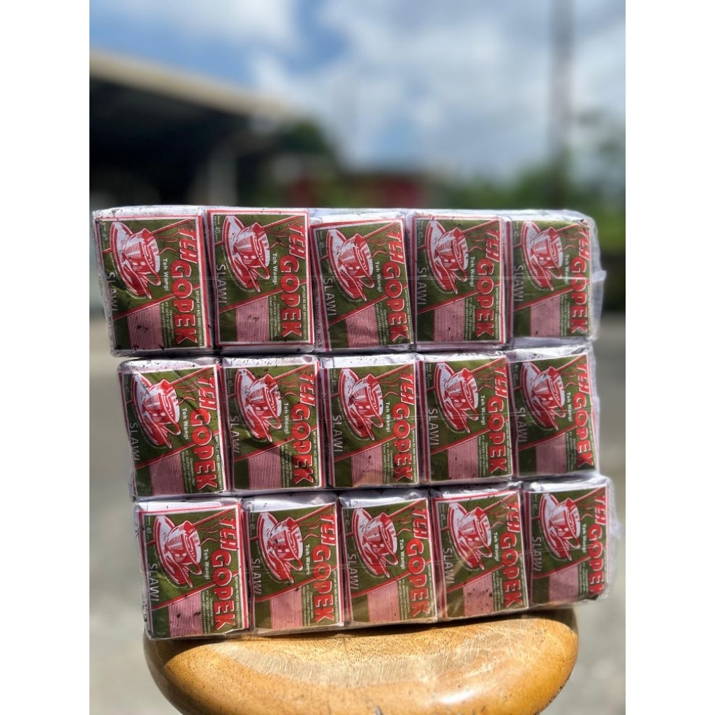 TEH GOPEK 1 SLOP ISI 10 PCS @40GRAM