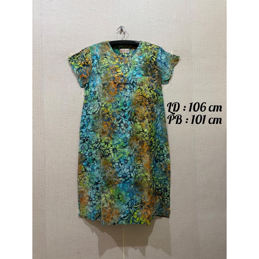 Daster Sunan kancing depan (full batik)