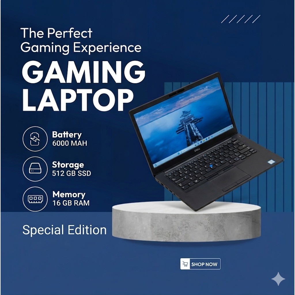 PROMO  Laptop Dell Latitude 7490 Intel Core i7-8650U Ram 16Gb Ssd 512Gb