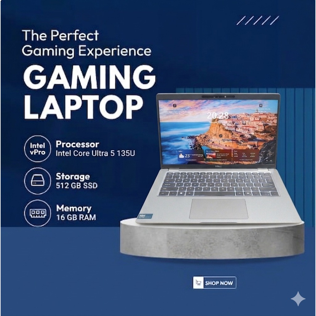 Laptop Dell Latitude 5450 Touchscreen Intel Core Ultra 5 135U Ram 16Gb Ssd 512Gb