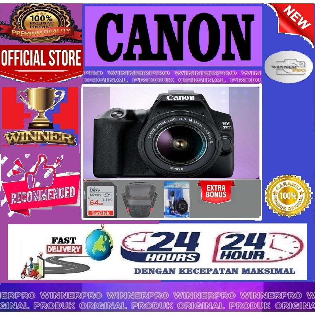 CANON EOS 250D KIT 18-55MM STM
