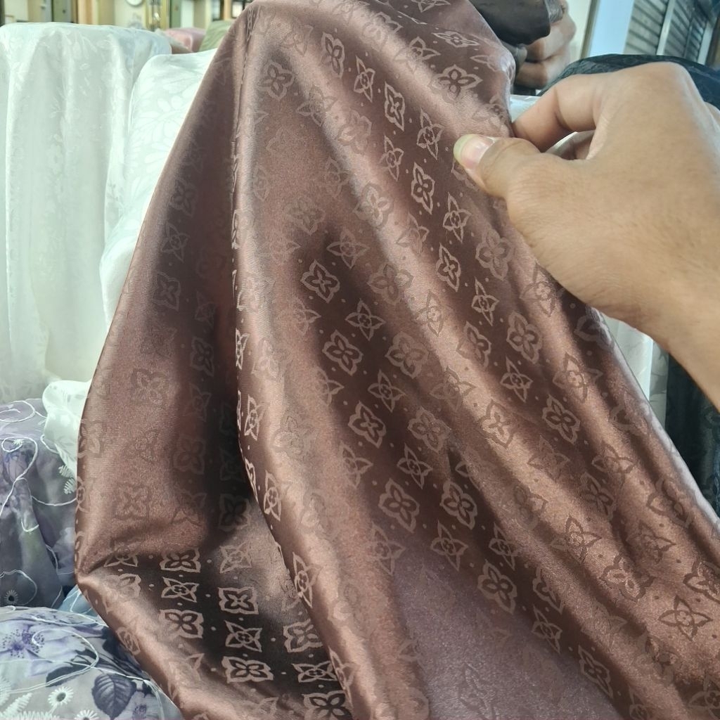 ( COD) Bahan Kain Jaguar Silk Motif // Jaguar Silk Premium Original