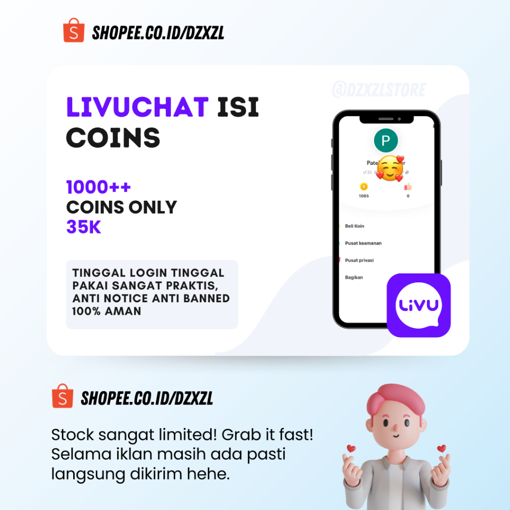 Topup Livu Murah 100% Legal Sudah Ada Isi