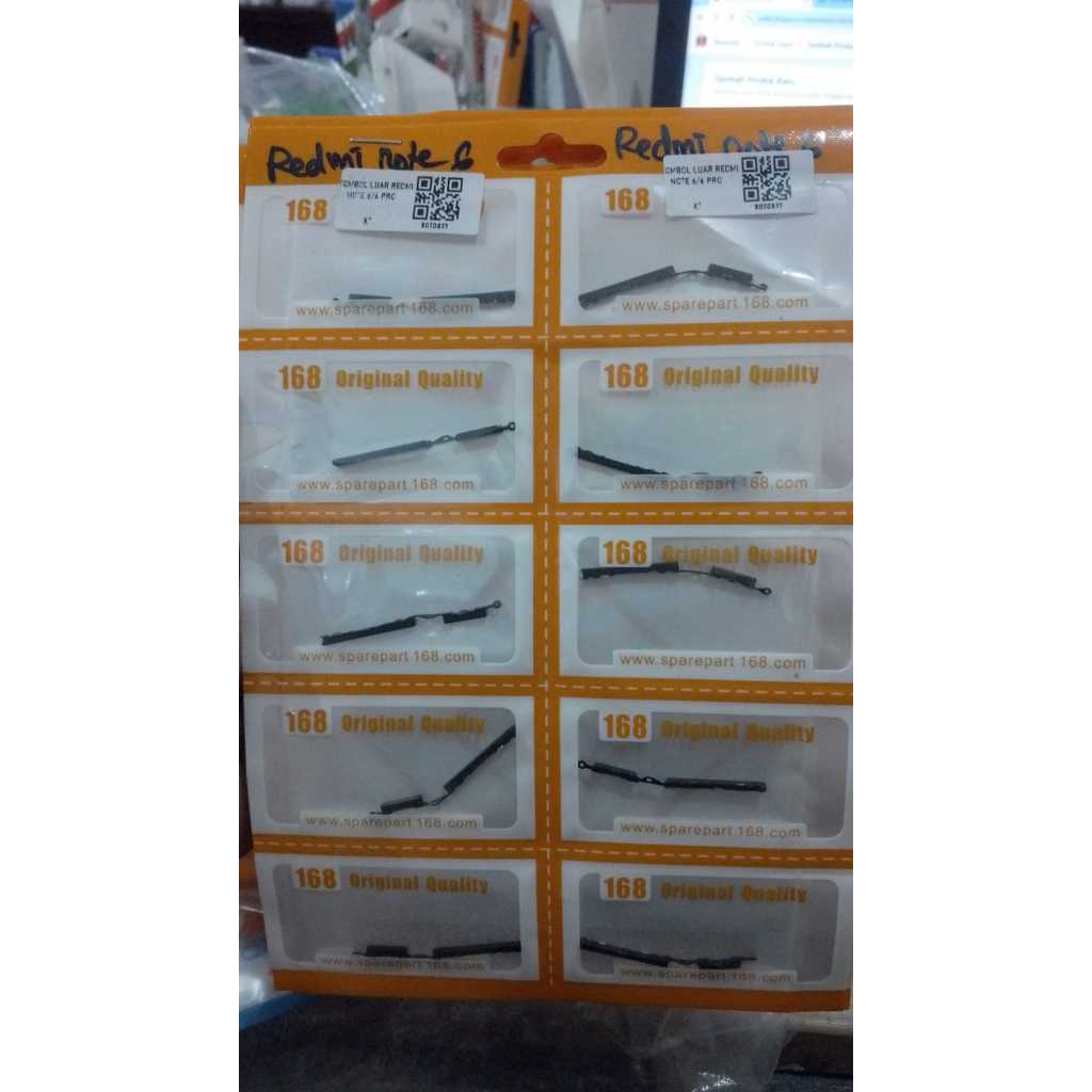 TOMBOL LUAR REDMI NOTE 6/6 PRO