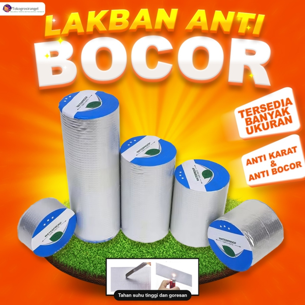 LAKBAN ANTI BOCOR ALUMINIUM FOIL TAPE ANTI BOCOR WATERPROFF BUTYL MULTIFUNGSI TEBAL
