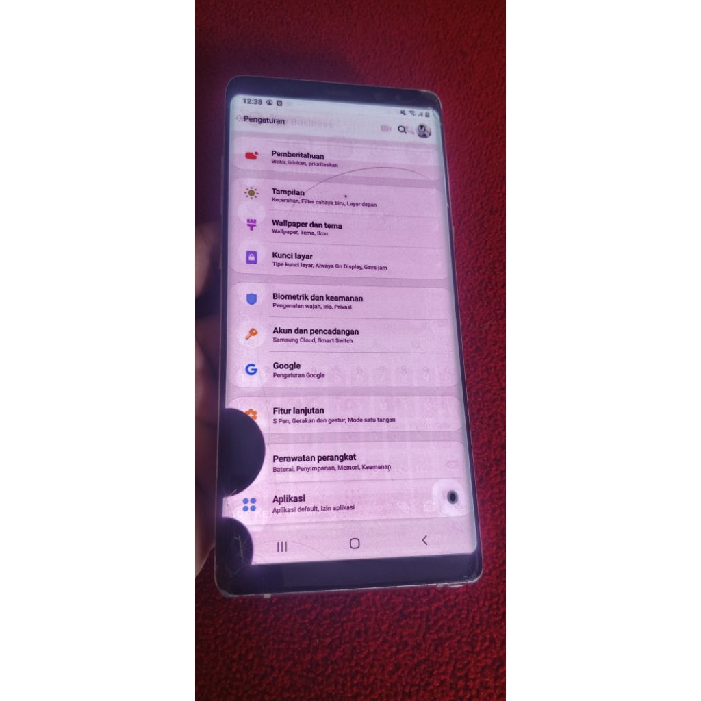 Lcd ORI cabutan Samsung note 8