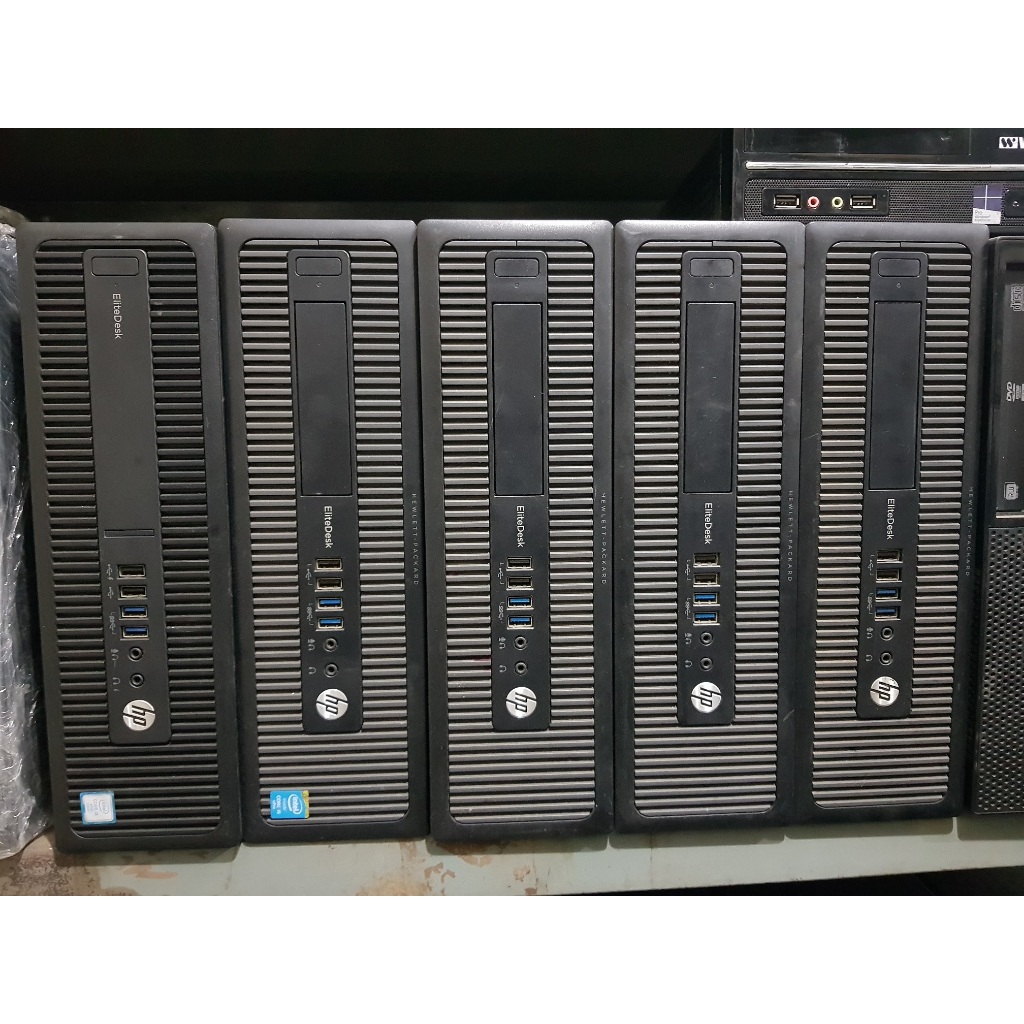 CPU HP SLIM/TOWER CORE i5 4460 (GEN 4) RAM 8GB SSD 256GB. PC BUILTUP HP