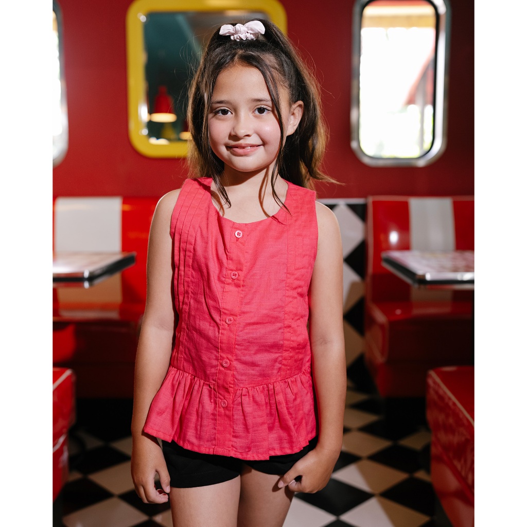 LEWIS EMMA - Souffle Top (6 Bulan-14 Tahun) Baju Anak Perempuan / Atasan Tanpa Lengan