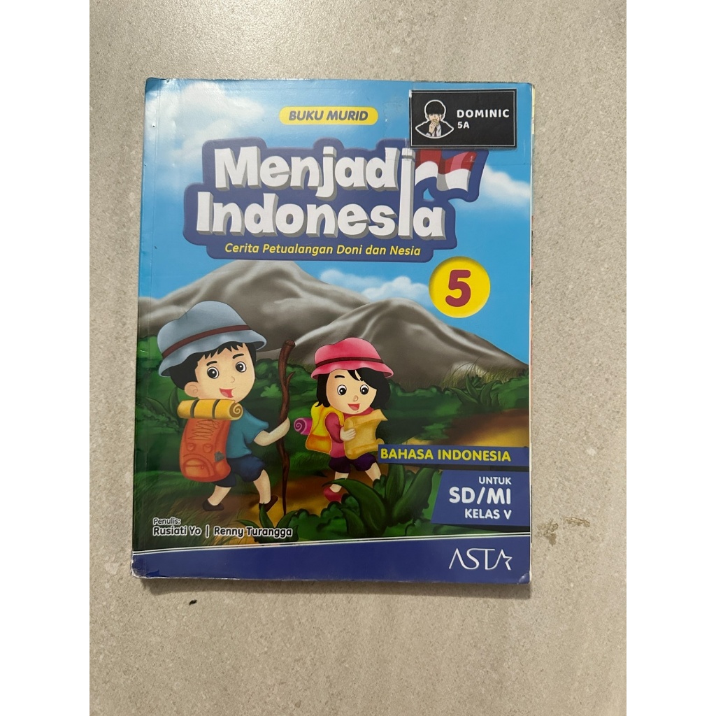 Preloved Buku Murid Menjadi Indonesia 5